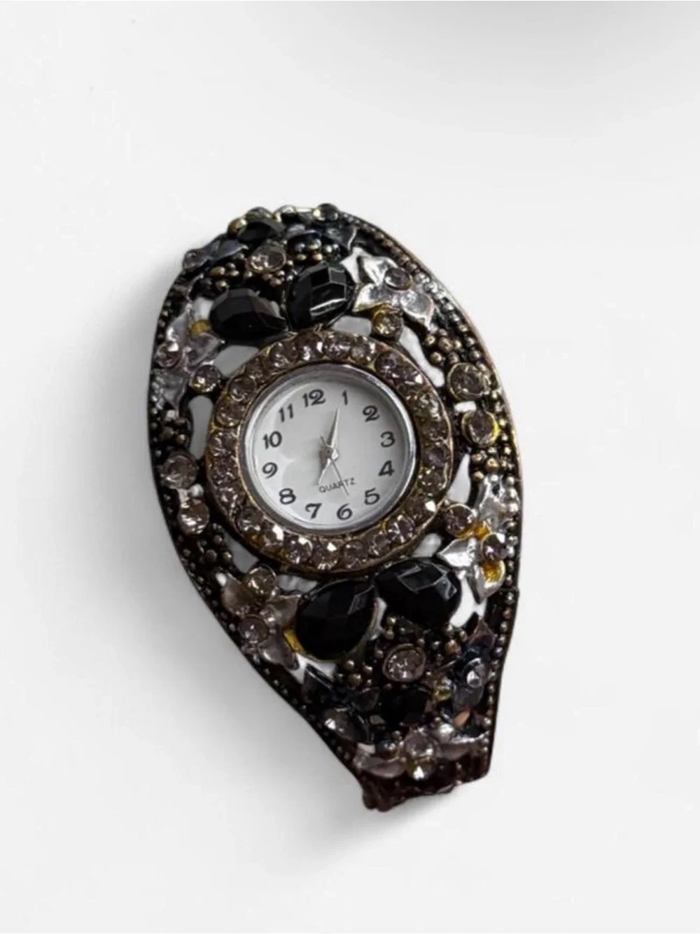 Embellished Crystal Bracelet Bangle Watch